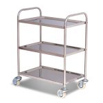 ST3/180 heavy duty stainless steel platform trolley